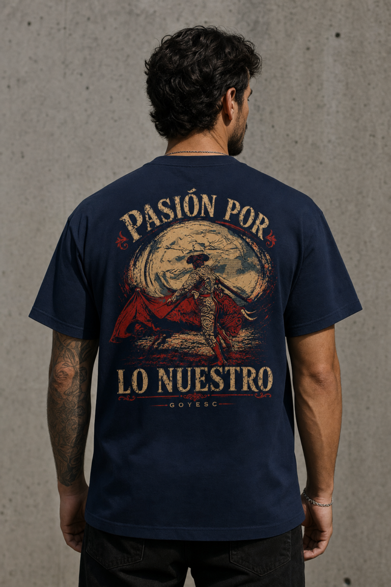 Modelo con camiseta La Verónica